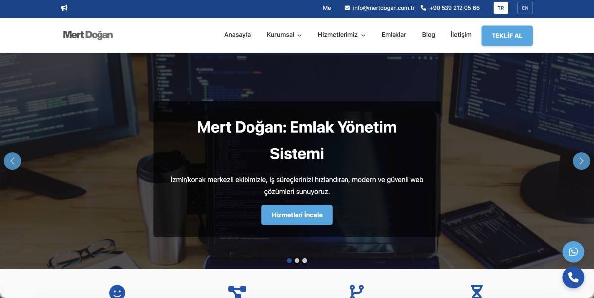 Mert Doğan Emlak Yönetim Sistemi