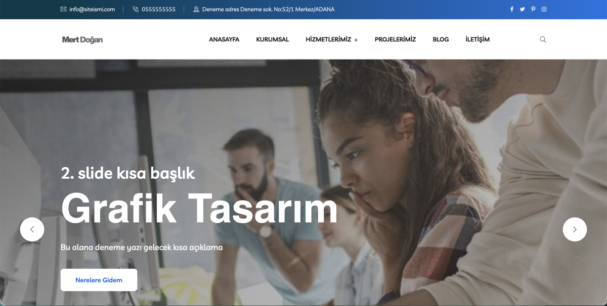 Kurumsal v6: Modern İşletmeler İçin Dinamik Web Çözümü