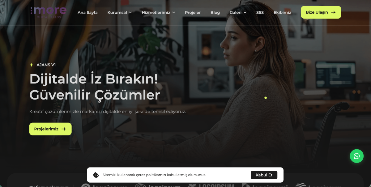 Dijital Ajans V1 (Premium Kurumsal Web Sitesi) - Ana Görsel