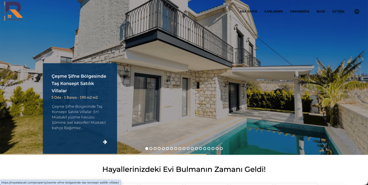 Royal Alaçatı: Ege'nin Lüks Emlak Portföyünü Dijital Vitrine Taşımak