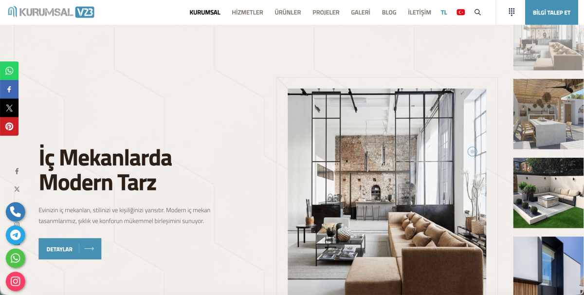 Gelişmiş Firma ve Ürün Tanıtım Scripti (Sınırsız Dil ve Multi-Kategori)