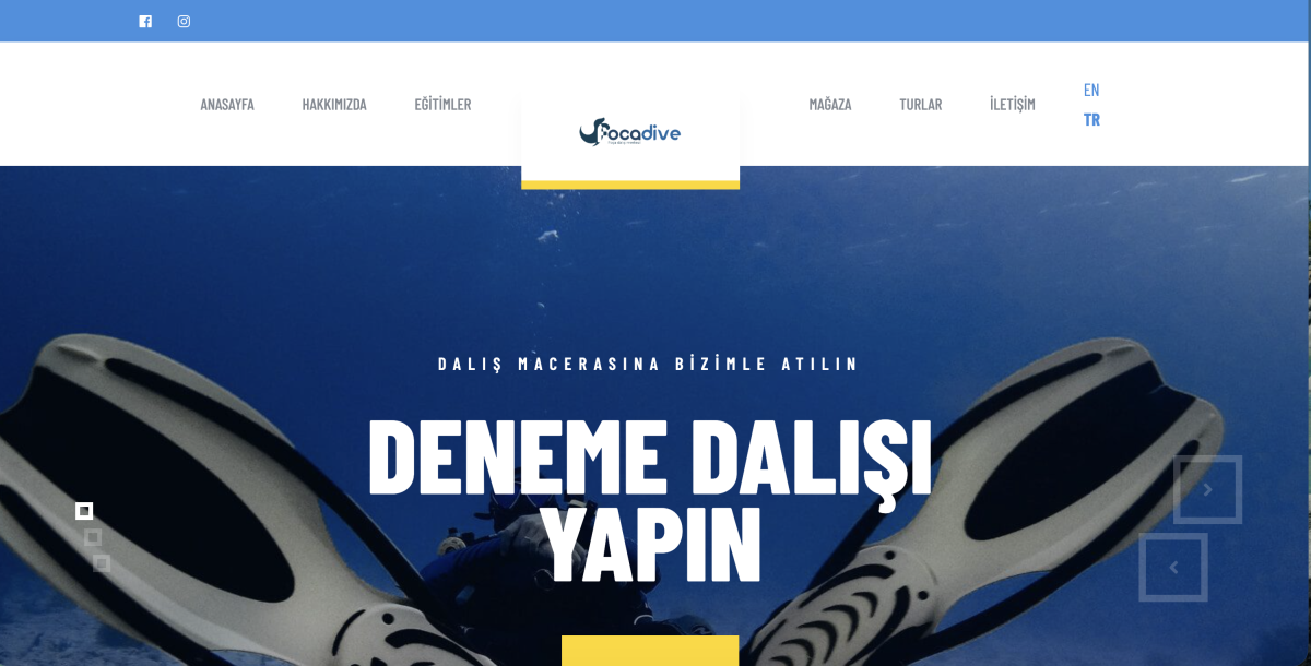 Foça Dalış Merkezi — proje önizlemesi